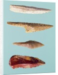 Four Flint Tools, Upper Paleolithic Period, 35000-10000 BC by Prehistoric Prehistoric
