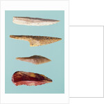 Four Flint Tools, Upper Paleolithic Period, 35000-10000 BC by Prehistoric Prehistoric
