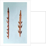 Two Harpoons, Upper Paleolithic Period, 35000-10000 BC by Prehistoric Prehistoric