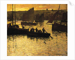 In the Port, 1895 by Charles Cottet