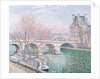 The Pont-Royal and the Pavillon de Flore, 1903 by Camille Pissarro