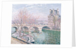 The Pont-Royal and the Pavillon de Flore, 1903 by Camille Pissarro