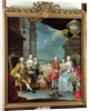 Franz Stephan I with his wife Marie-Therese and their children by Martin van Mytens or Meytens