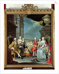 Franz Stephan I with his wife Marie-Therese and their children by Martin van Mytens or Meytens