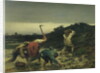 Peasants Harvesting Potatoes During the Flood of the Rhine in 1852 by Gustave Brion
