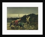 Peasants Harvesting Potatoes During the Flood of the Rhine in 1852 by Gustave Brion