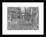 Set design for a tragic scene, 1545 by Sebastiano Serlio
