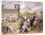 The Races at Longchamp in 1874 by Pierre Gavarni