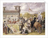 The Races at Longchamp in 1874 by Pierre Gavarni