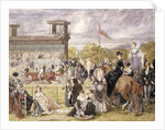 The Races at Longchamp in 1874 by Pierre Gavarni