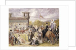 The Races at Longchamp in 1874 by Pierre Gavarni
