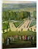 Promenade of Louis XIV by the Parterre du Nord by Etienne Allegrain