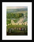 Promenade of Louis XIV by the Parterre du Nord by Etienne Allegrain