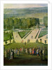 Promenade of Louis XIV by the Parterre du Nord by Etienne Allegrain