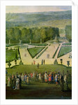Promenade of Louis XIV by the Parterre du Nord by Etienne Allegrain