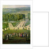 Promenade of Louis XIV by the Parterre du Nord by Etienne Allegrain