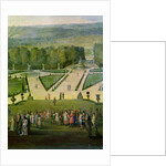 Promenade of Louis XIV by the Parterre du Nord by Etienne Allegrain