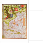 F.52v Map of Florida and the Antilles by Guillaume Le Testu