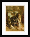 The Artist's Studio, a Real Allegory by Gustave Courbet