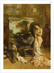The Artist's Studio, a Real Allegory by Gustave Courbet