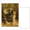 The Artist's Studio, a Real Allegory by Gustave Courbet