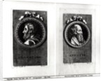 Anaxagorus and Epictetus engraved by S. Beyssent by Claude Reydellet