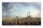 Fete de l'Etre Supreme at the Champ-de-Mars, painting by Pierre De Machy, 1794 by Pierre Antoine Demachy