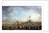 Fete de l'Etre Supreme at the Champ-de-Mars, painting by Pierre De Machy, 1794 by Pierre Antoine Demachy