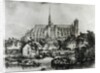 View of the Cathedral of Notre Dame, Amiens by Eugene Balan