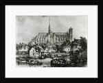 View of the Cathedral of Notre Dame, Amiens by Eugene Balan