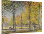 The Bois de Boulogne by Alfred Sisley