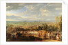 The Entry of Louis XIV and Marie-Therese of Austria in to Arras, 30th July 1667, c.1685 by Adam Frans van der Meulen