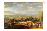 The Entry of Louis XIV and Marie-Therese of Austria in to Arras, 30th July 1667, c.1685 by Adam Frans van der Meulen