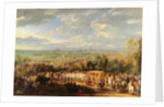 The Entry of Louis XIV and Marie-Therese of Austria in to Arras, 30th July 1667, c.1685 by Adam Frans van der Meulen