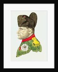 Caricature of Napoleon Bonaparte by English School