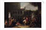 The Storming of the Bastille and the Arrest of Joseph Delaunay on 14th July 1789, 1789-93 by Charles Thevenin