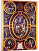 Altarpiece of Sainte-Chapelle, depicting the Crucifixion, enamelled by Leonard Limosin 1553 by Nicolo dell' Abate