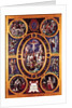 Altarpiece of Sainte-Chapelle, depicting the Crucifixion, enamelled by Leonard Limosin 1553 by Nicolo dell' Abate