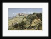 Volterra, 1834 by Jean Baptiste Camille Corot