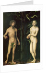 Adam and Eve by Lucas the Elder Cranach