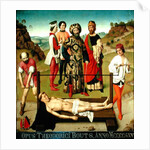 The Martyrdom of Saint Erasmus, central panel from the Triptych of Saint Erasmus, c.1460 by Dirck Bouts