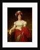 Portrait of Madame de Stael, copy of a painting by Francois Gerard by Marie Eleonore Godefroid