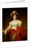Portrait of Madame de Stael, copy of a painting by Francois Gerard by Marie Eleonore Godefroid