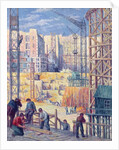Building Site in Paris, quai de Passy, 1907 by Maximilien Luce