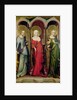 St. Catherine of Alexandria, St. Mary Magdalene and St. Margaret of Antioch, c.1380 by Master of the Trebon Altarpiece