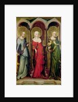 St. Catherine of Alexandria, St. Mary Magdalene and St. Margaret of Antioch, c.1380 by Master of the Trebon Altarpiece