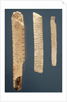 Three decorated bones by Prehistoric Prehistoric