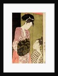 A Man Painting a Woman by Kitagawa Utamaro