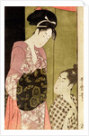 A Man Painting a Woman by Kitagawa Utamaro