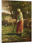 The Little Shepherdess by Jean-Francois Millet